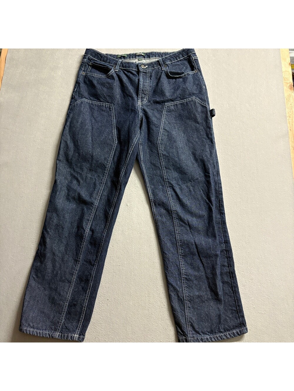 Wild Fable Carpenter Jeans Womens Size 16 Blue High Rise Straight Leg Denim